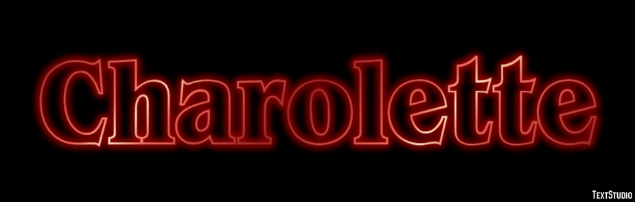Charolette Text effect
