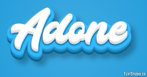 Adone Text effect