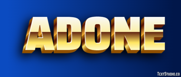 Adone Text effect