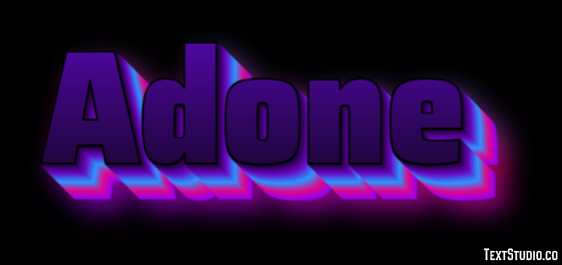 Adone Text effect