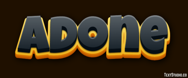 Adone Text effect