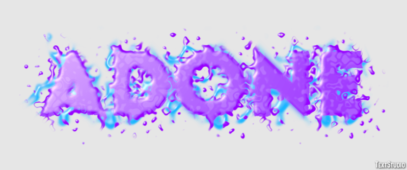 Adone Text effect