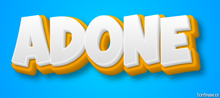 Adone Text effect