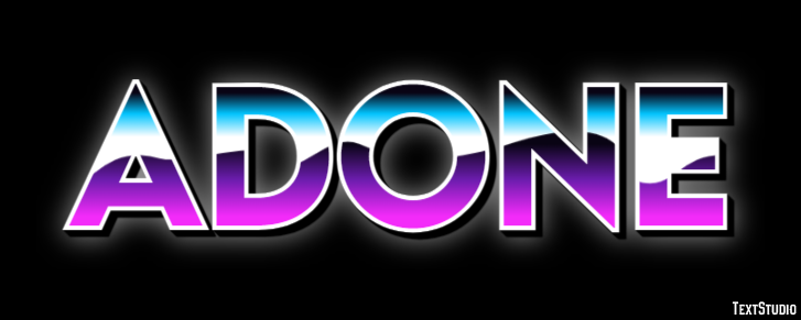 Adone Text effect
