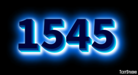1545 Text Effect