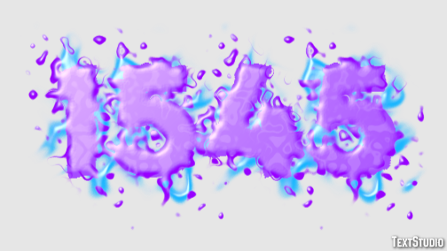 1545 Text Effect