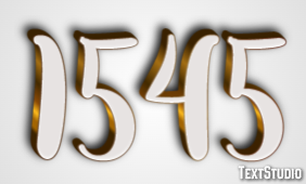 1545 Text Effect