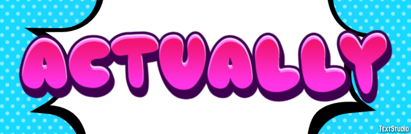 Actually Text Effect