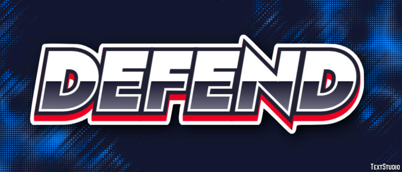 Defend Efecto de Texto