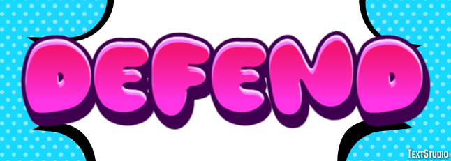 Defend Text Effect