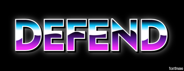 Defend Text Effect