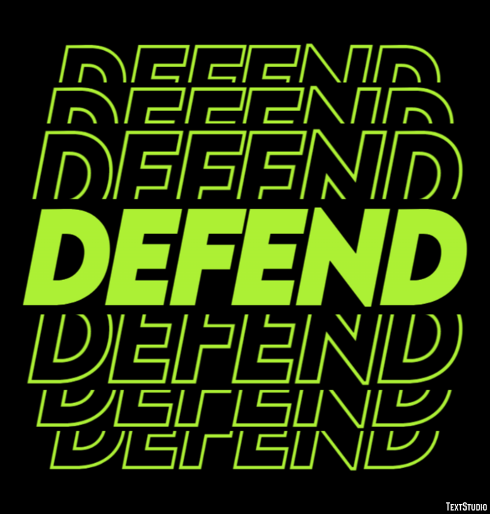 Defend Text Effect