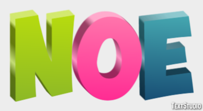Noe Efecto de texto