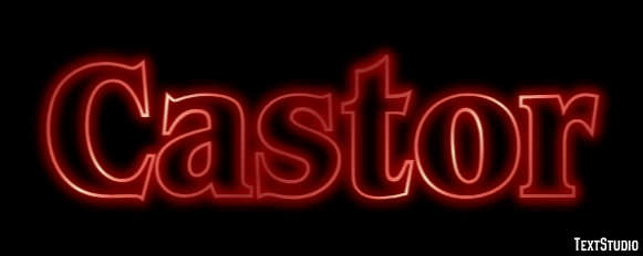 Castor Text effect