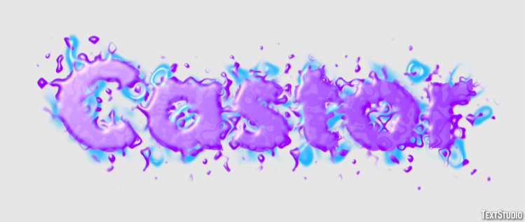 Castor Text effect
