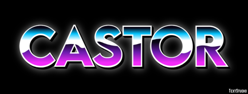Castor Text effect