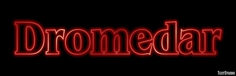 Dromedar Tekst effect