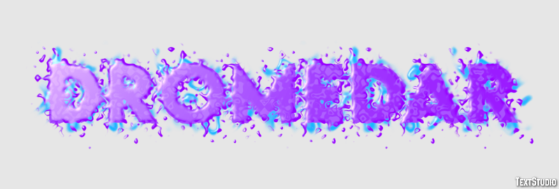 Dromedar Tekst effect