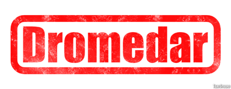 Dromedar Tekst effect