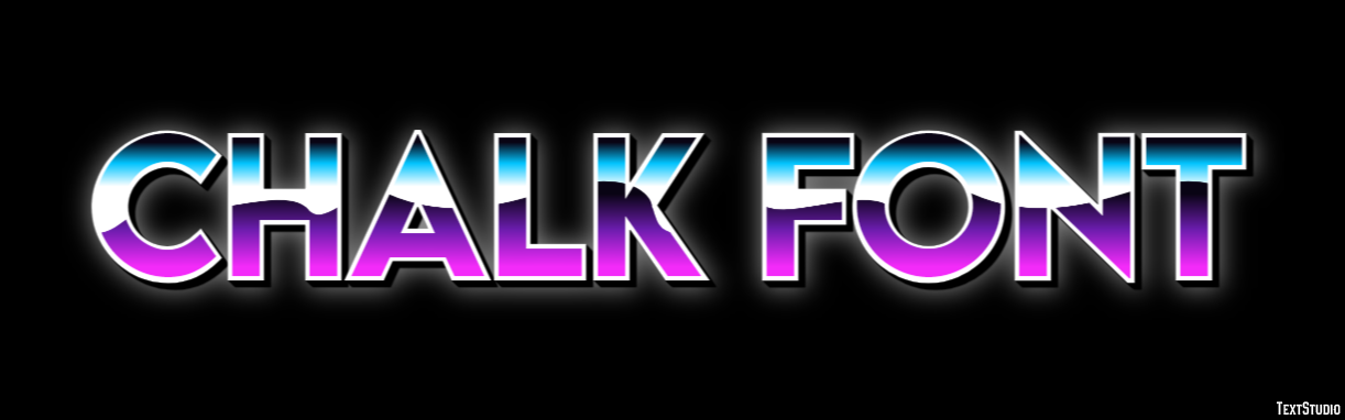Chalk Font Text Effect