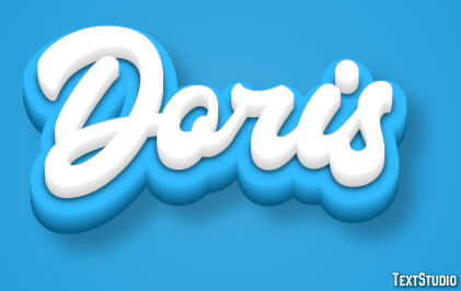 Doris Text effect