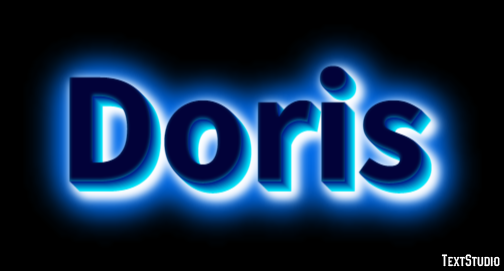 Doris Text effect