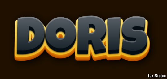 Doris Text effect