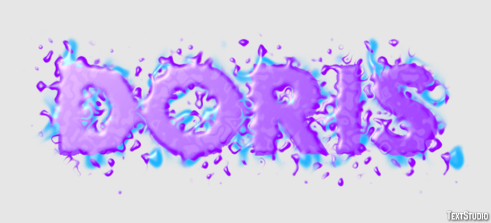 Doris Text effect