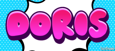 Doris Text effect