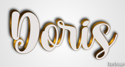 Doris Text effect
