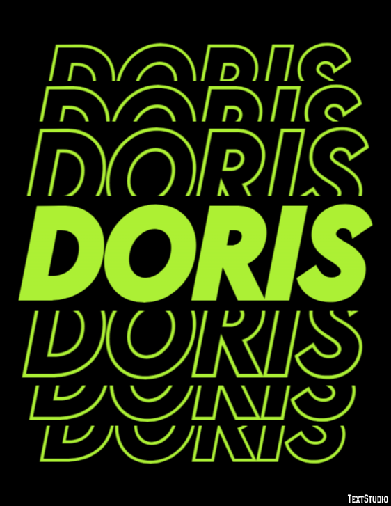 Doris Text effect
