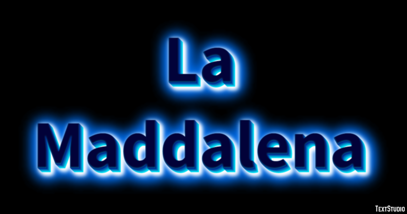 La Maddalena Effetto testo