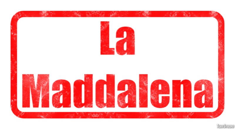 La Maddalena Effetto testo