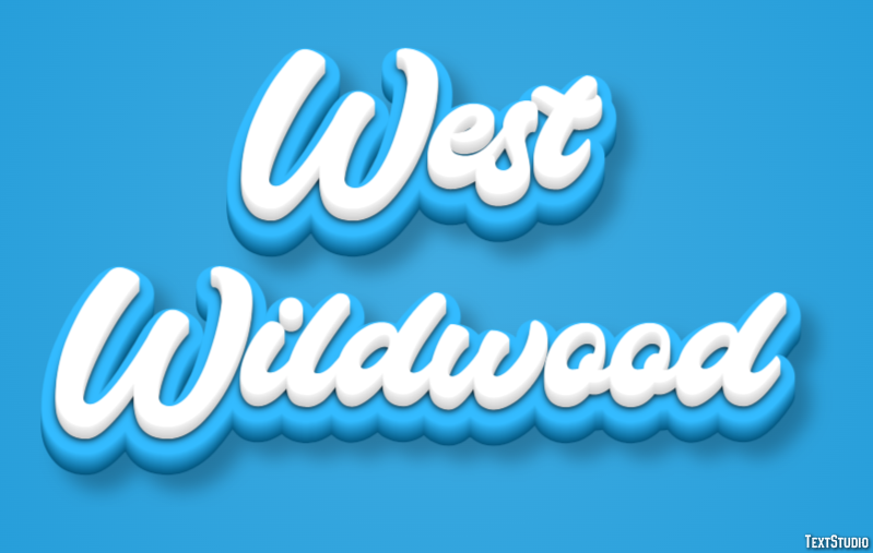 West Wildwood Effetto testo