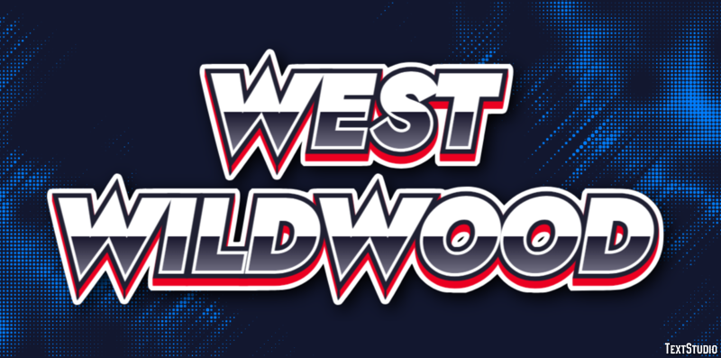 West Wildwood Effetto testo