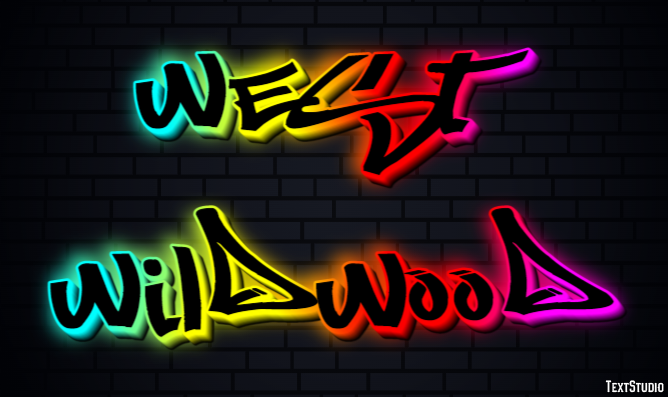 West Wildwood Effetto testo