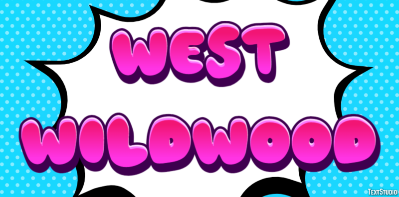 West Wildwood Effetto testo