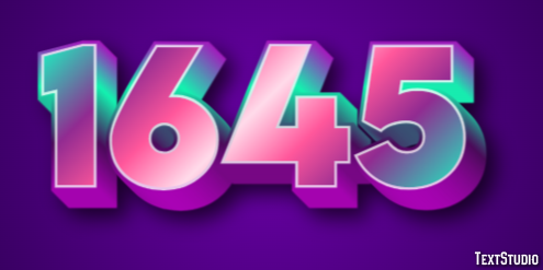 1645 テキスト効果
