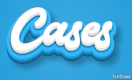 Cases Texteffekt