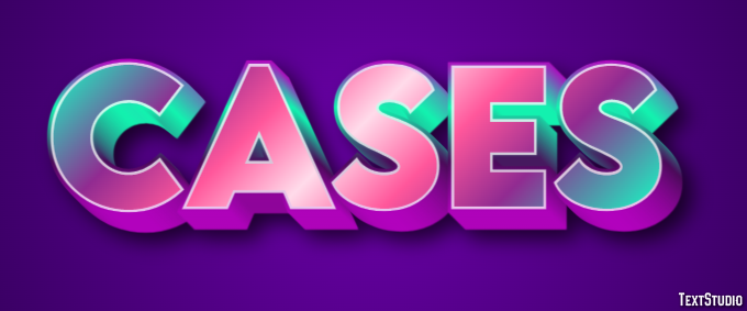 Cases Texteffekt
