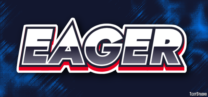 Eager Text Effect