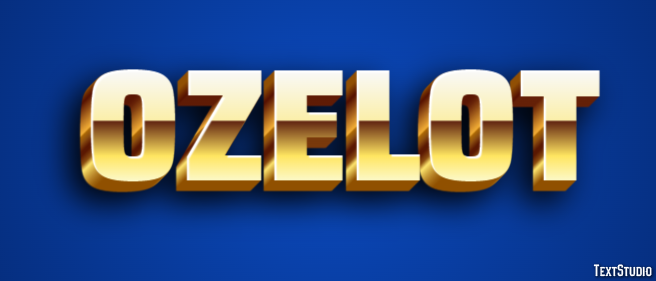 Ozelot Texteffekt