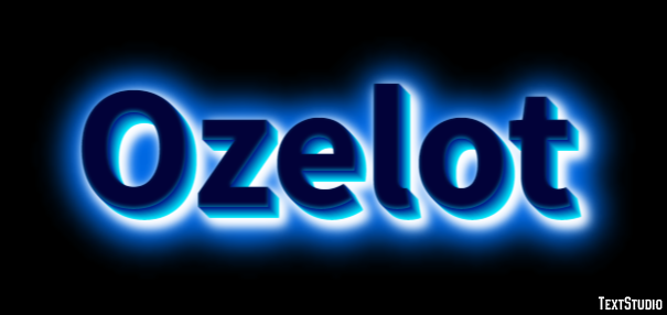 Ozelot Texteffekt