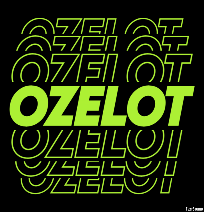 Ozelot Texteffekt