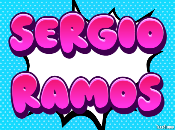 Sergio Ramos Effetto testo