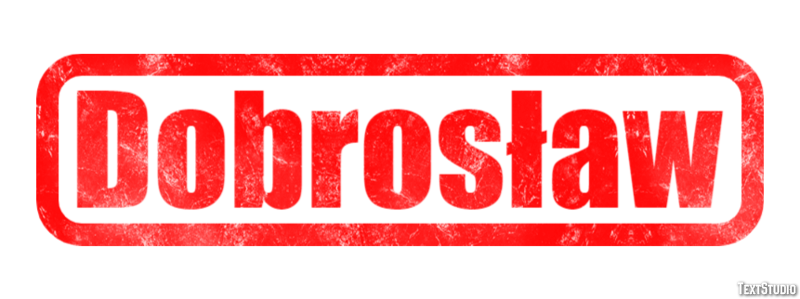 Dobrosław Texteffekt