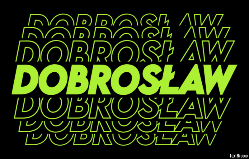 Dobrosław Texteffekt