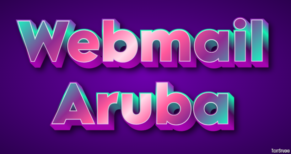 Webmail Aruba Effetto testo