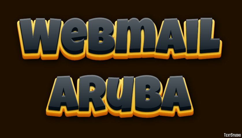 Webmail Aruba Effetto testo
