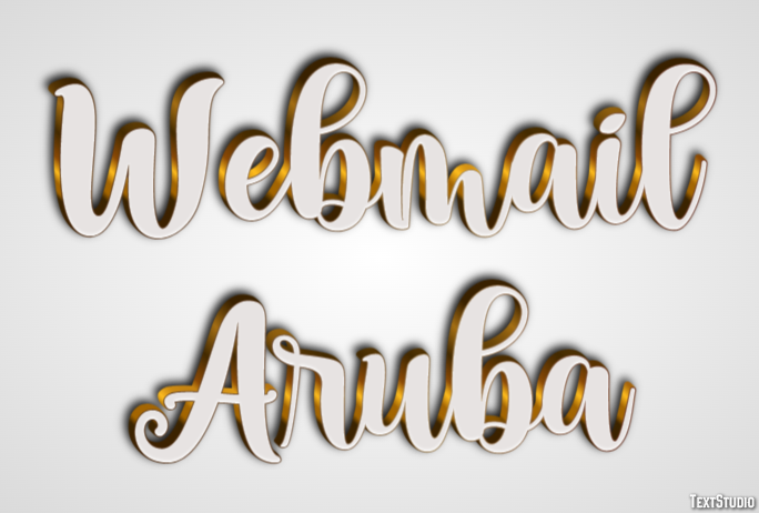 Webmail Aruba Effetto testo